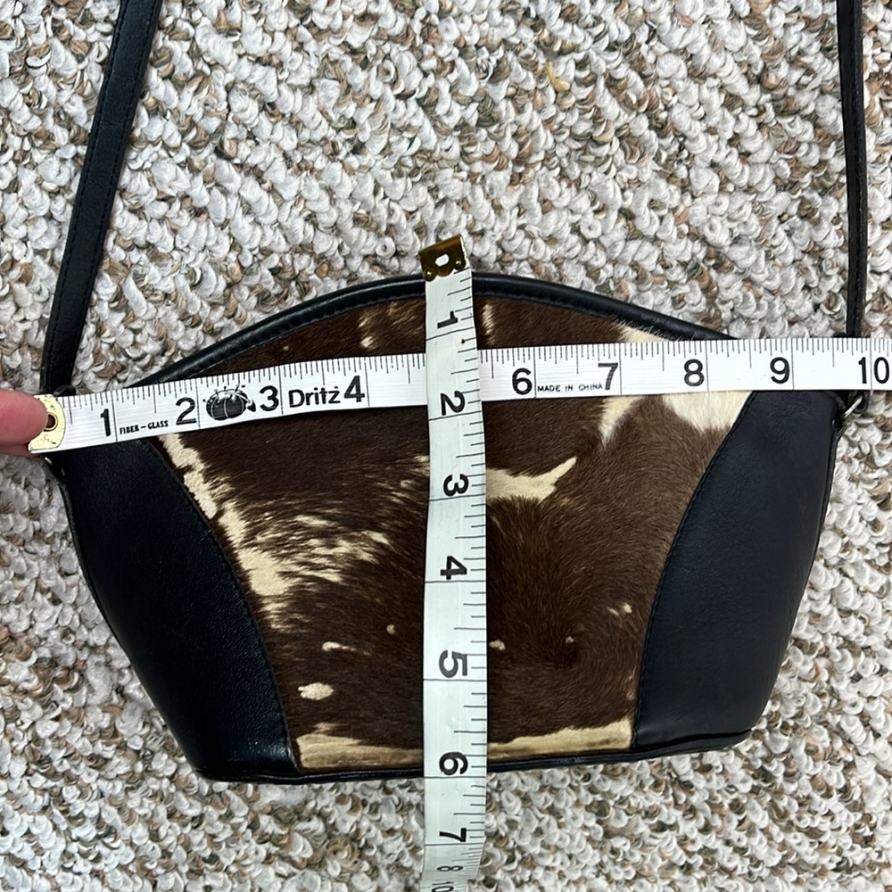 Patterned Pony Hair Crossbody Bag - Picture 13 of 15